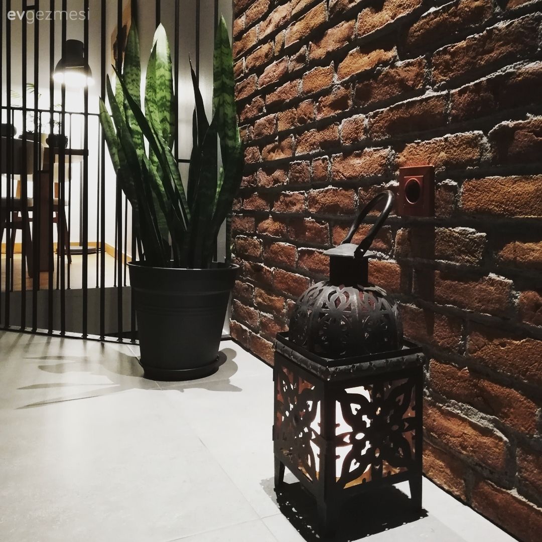 Dubleks evler, Fener, Ev Aksesuar, Saksı, Ev bitkisi, Taş duvar, Duvar dekorasyonu