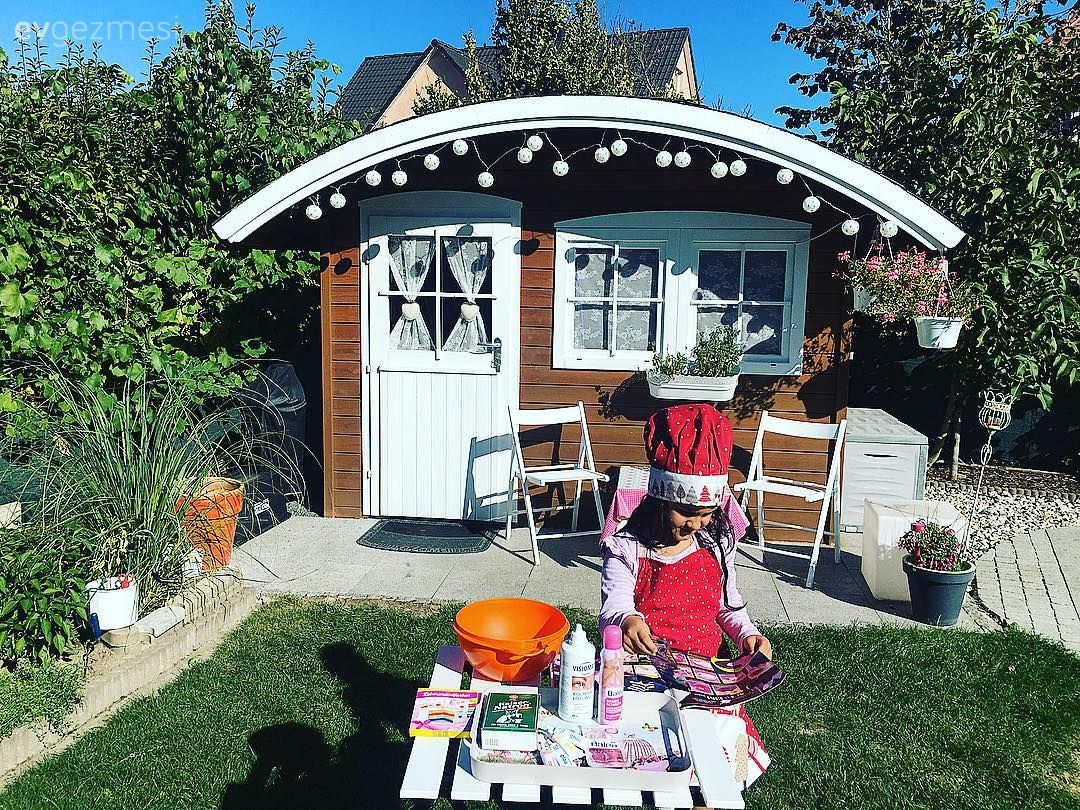 Dubleks evler, Dış cephe, Bahçe