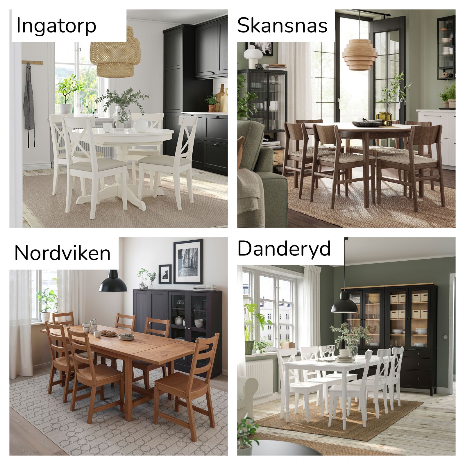 Farklı Markalardan Çok Sevilen Yemek Masası Takımı Modelleri