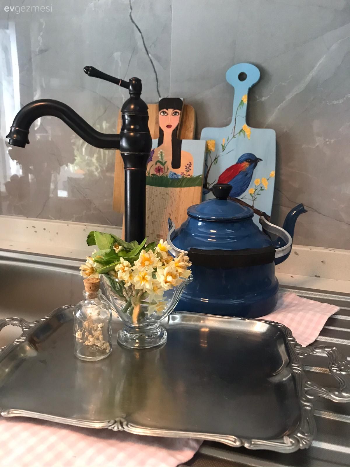 Mutfak tezgah arası, Vizon, Beyaz