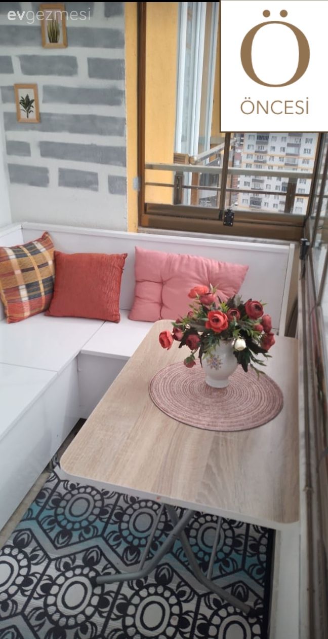 Öncesi&Sonrası: Düşük Maliyetle Değişen Keyifli Bir Balkon!