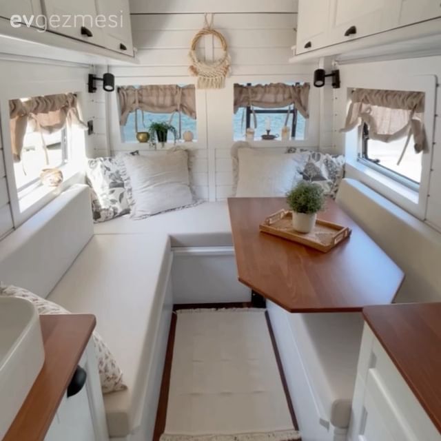 Karavan, Beyaz, Ahşap Mobilya, Sedir