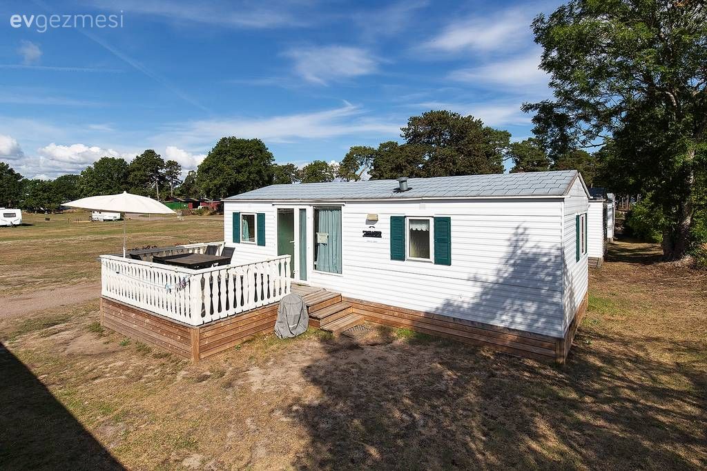 30 M2'lik Bu Prefabrik Evin İçinde 3 Ayrı Oda Var