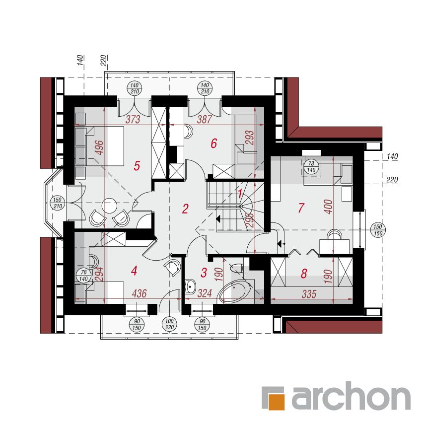 Planlarından İlham Alacağınız Balkonlu Müstakil Ev Modelleri