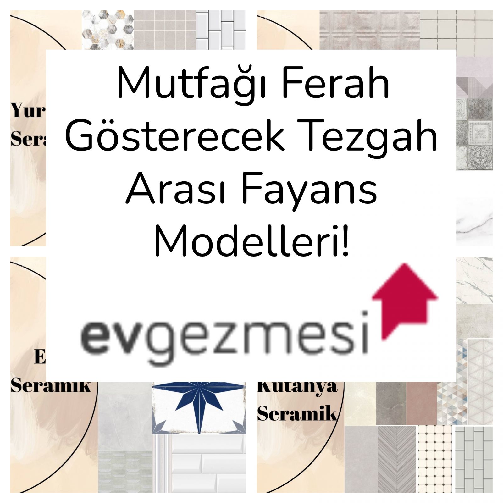 Mutfağı Geniş Gösterecek Tezgah Arası Fayans Modelleri!