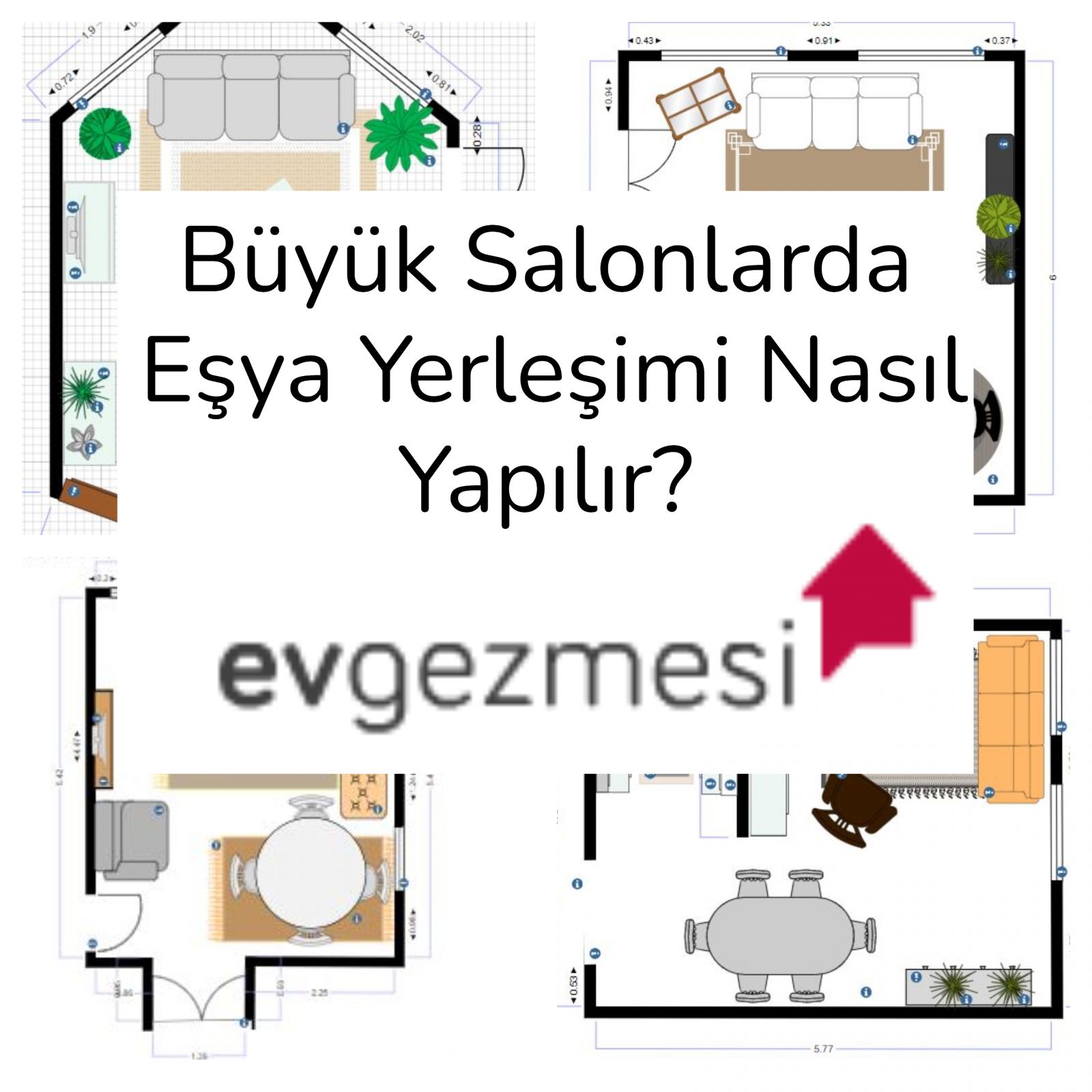 Büyük Salonlarda Eşya Yerleşimi Nasıl Yapılır?