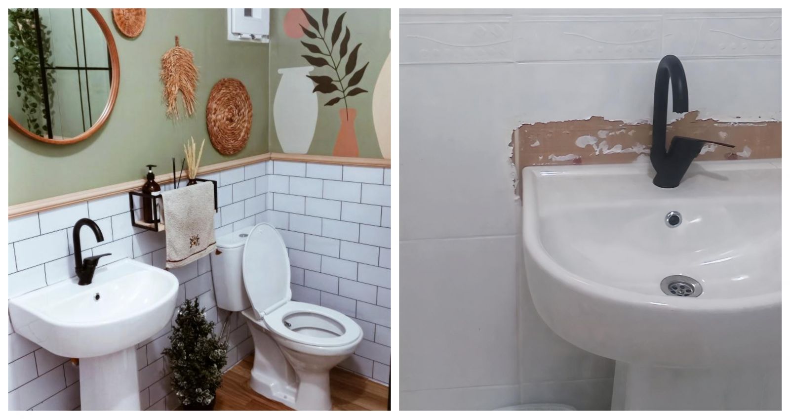 Öncesi&Sonrası: Bu Banyo Değişiminde Tüm Alan Folyo İle Değişmiş!