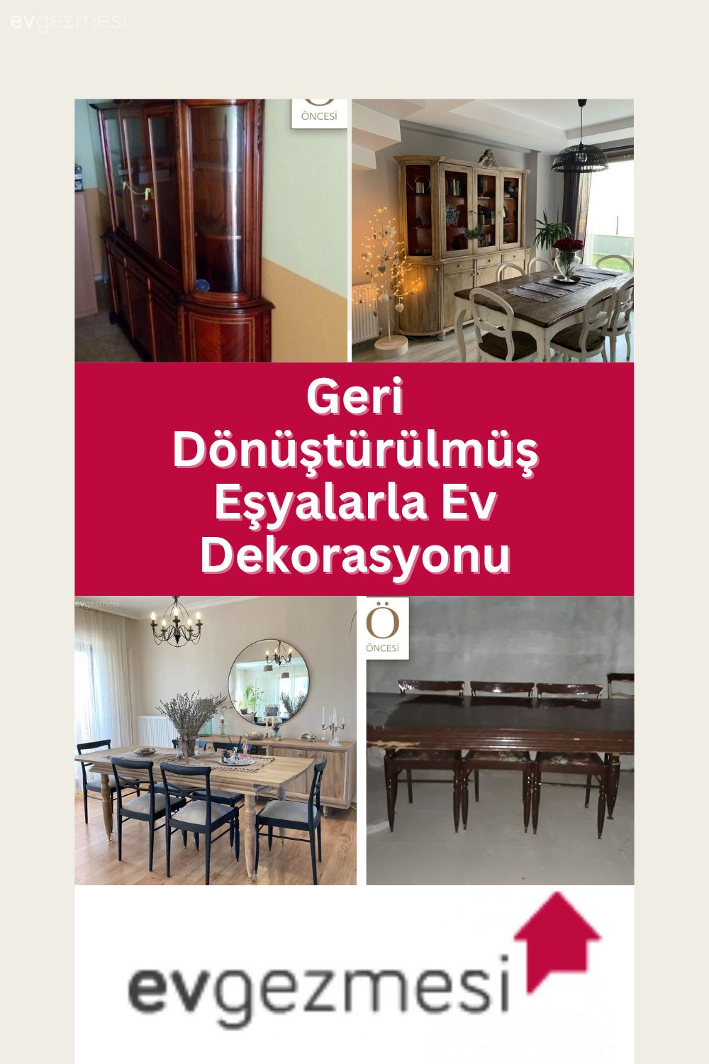 Geri Dönüştürülmüş Eşyalarla Ev Dekorasyonu