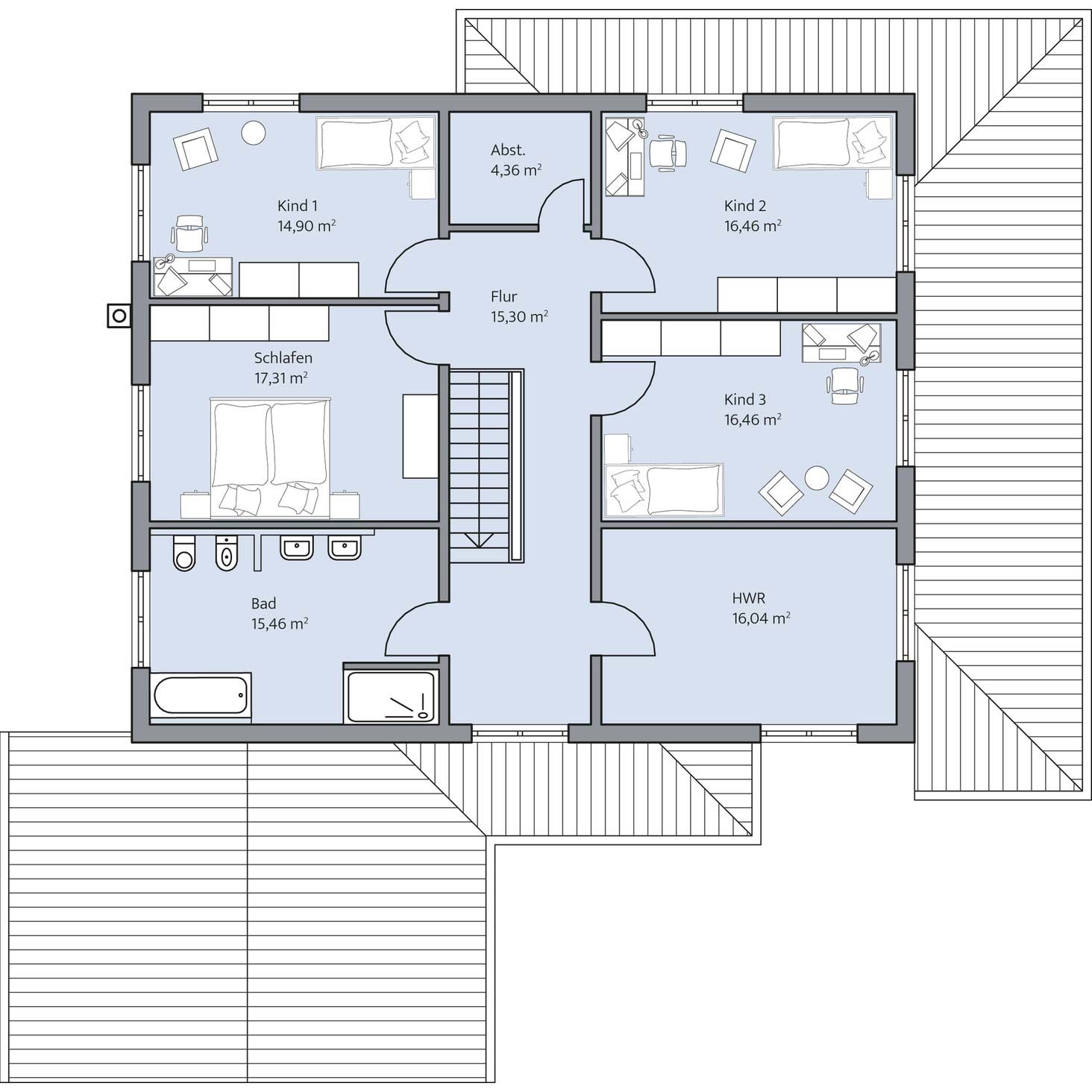 235 M2'lik Çift Çatılı Dubleks Villa: Evin İçi ve Proje Detayları