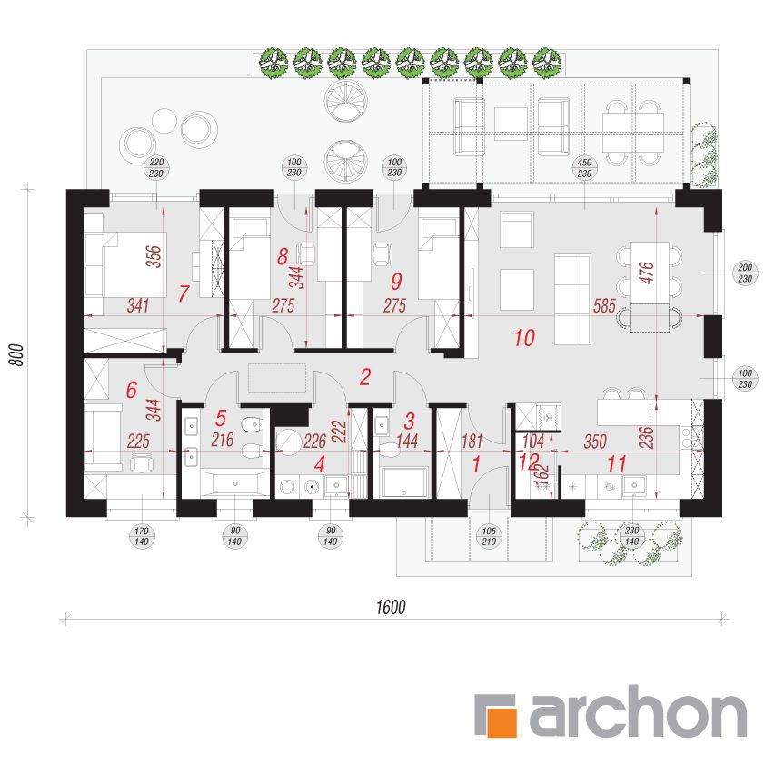 Farklı Metrekarelerde Tek Katlı Villa Projeleri ve Tamamlanmış Halleri