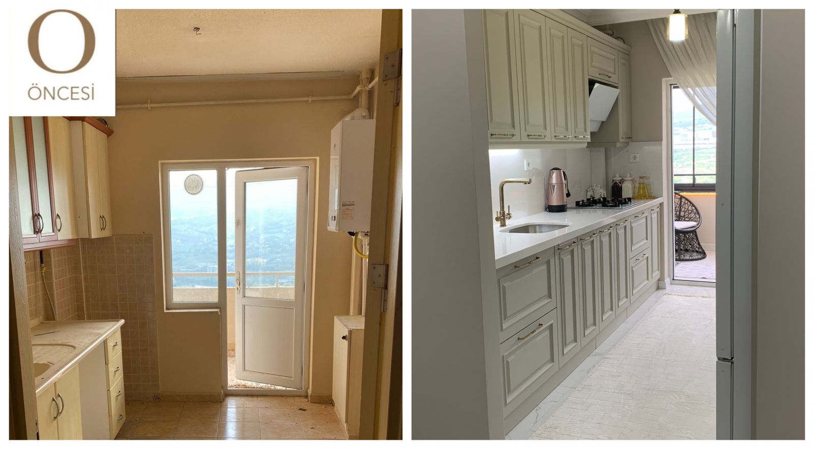 3+1 Evin Mutfağı Komple Değiştikten Sonra Daha Verimli Olmuş