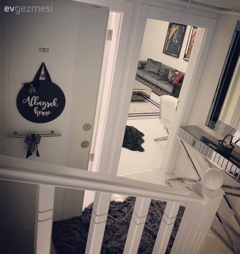 Beyaz, Dubleks evler, Merdiven, Hol, Öncesi / Sonrası