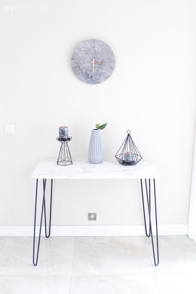 Dresuar, Beyaz, Vazo, Ev Aksesuar, Duvar saati, Duvar dekorasyonu, Yemek masası