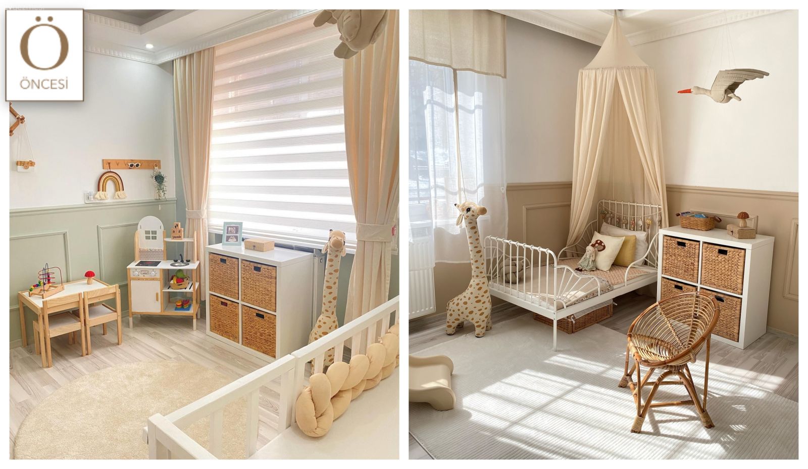 Bebeklikten Çocukluğa Geçişe Adapte Olan Bir Oda