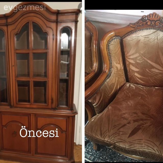 Öncesi / Sonrası, Mobilya boyama, Kendin Yap