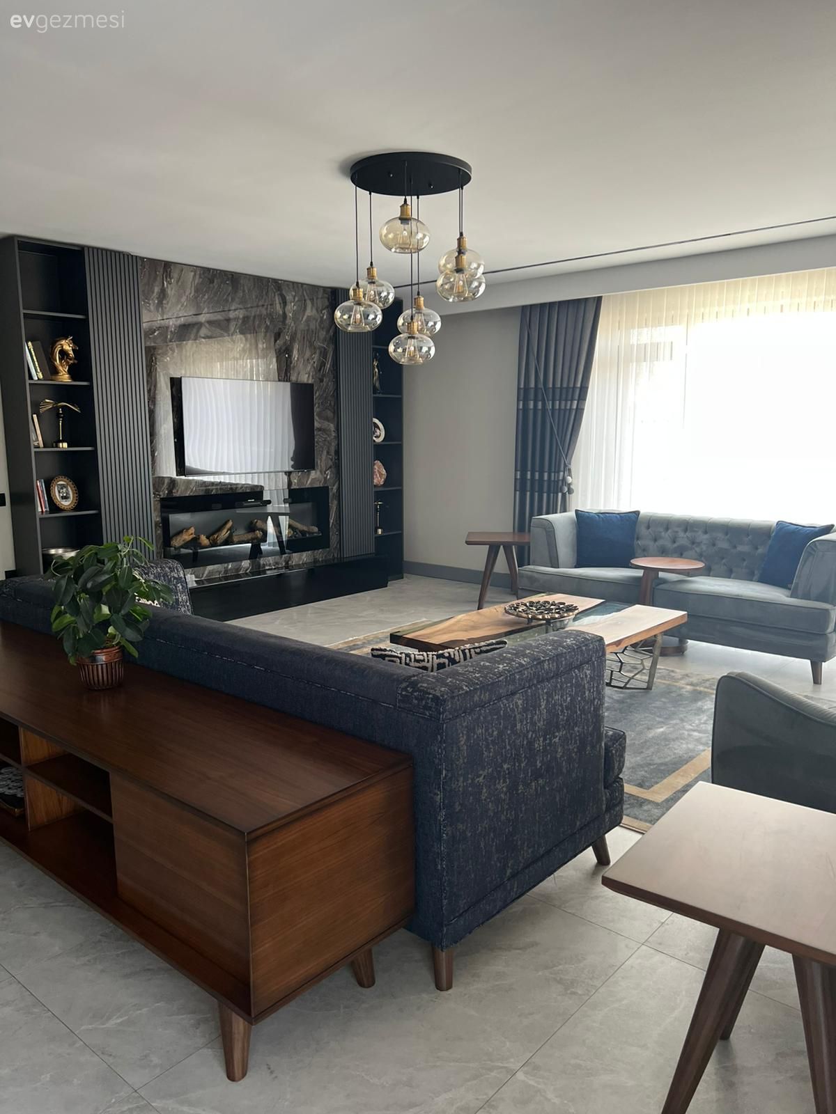 Bu Ankara Evinde Modern Tarzın Yorumu Farklı Detaylarla Yapılmış