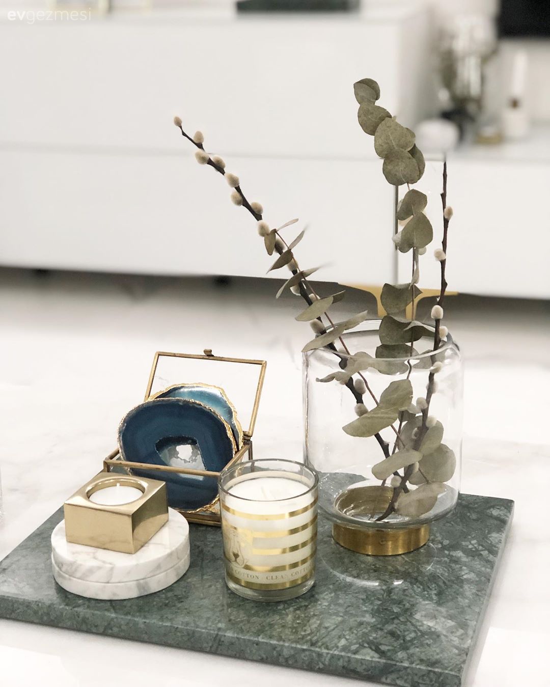 Vazo, Ev Aksesuar, Sehpa üstü aksesuarı, Mum