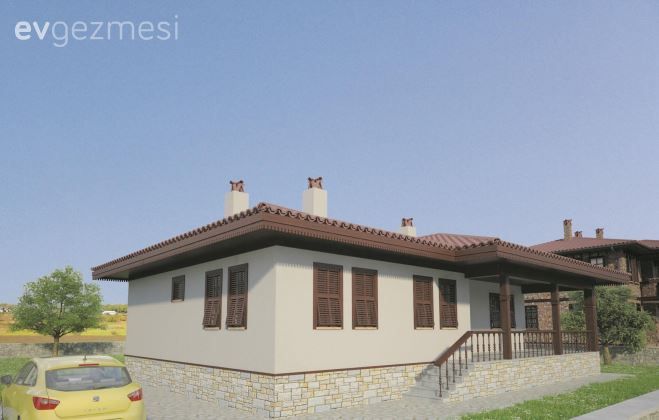 Köy Evi Yapacaklara Bakanlık Onaylı Tek Katlı Köy Evi Projeleri!