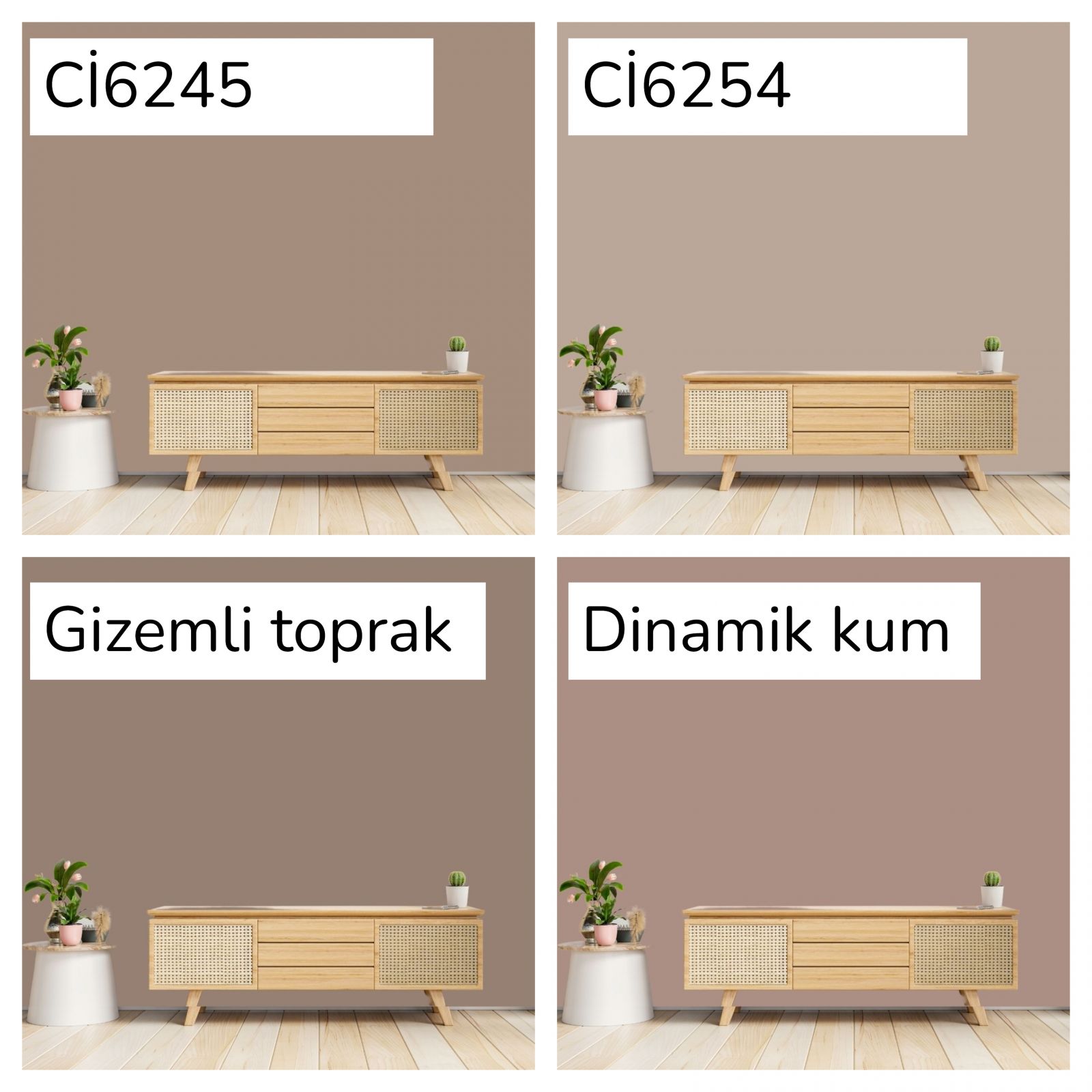 2025 Yılının Rengi Mocha Kahveye Uygun Duvar Boyası Renkleri!