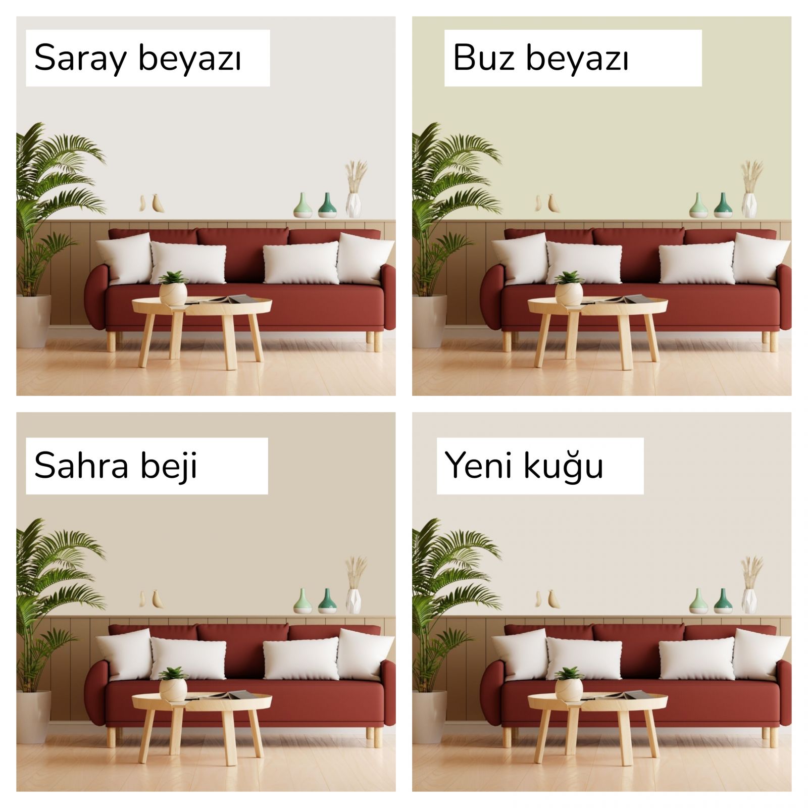 Evinizi Ferah Gösterecek Duvar Boyası Renkleri