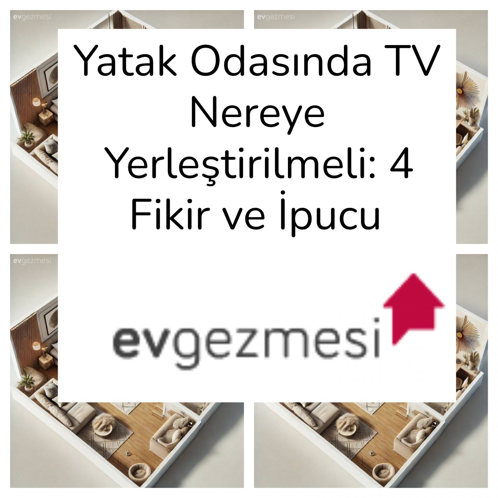 Yatak Odasında TV Nereye Yerleştirilmeli: 4 Fikir ve İpucu