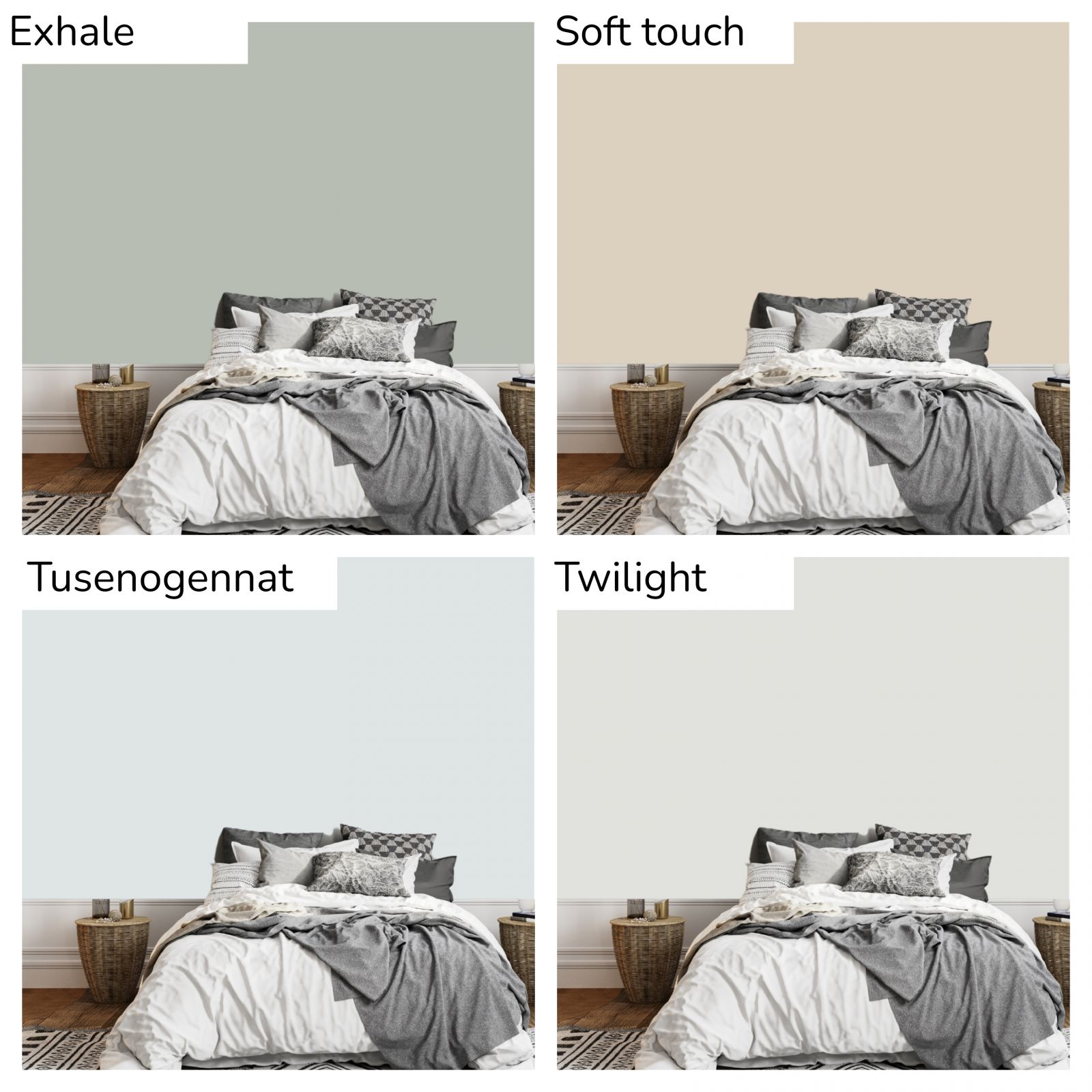 Boya Markalarının 2025 Kartelalarından Yatak Odasına Yakışacak Renkler