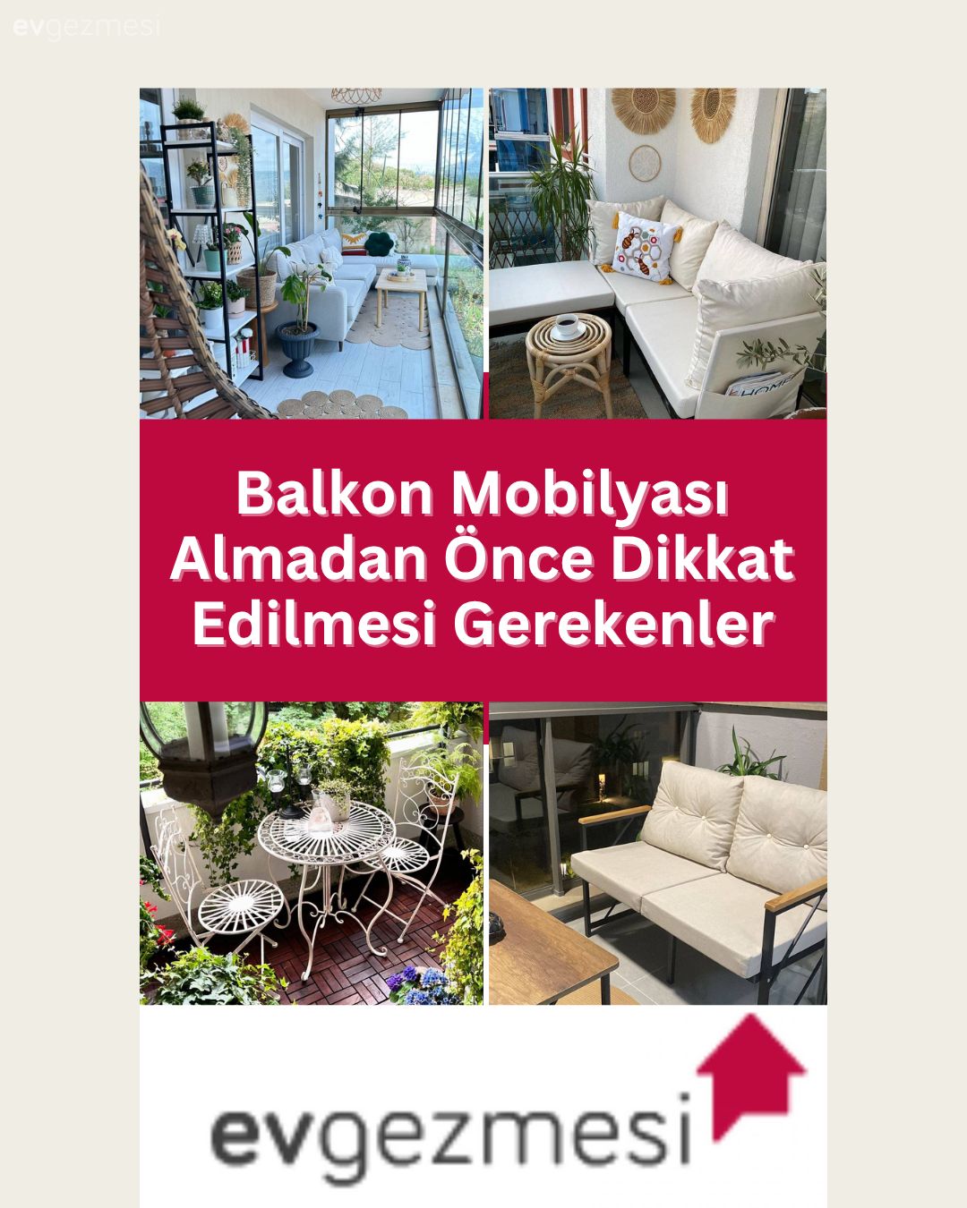 Balkon Mobilyası Almadan Önce Dikkat Edilmesi Gerekenler