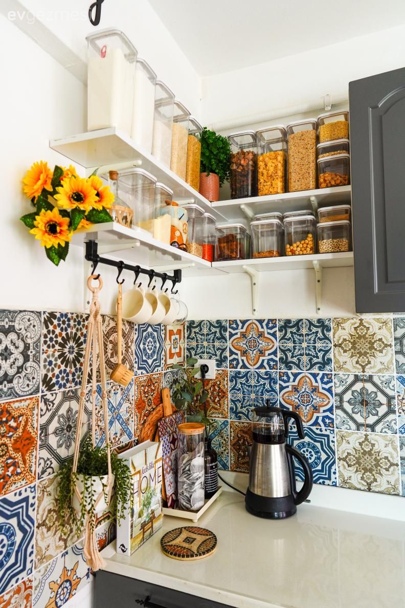 Mutfak rafı, Mutfak, Mutfak tezgahı, Antrasit  , Kahve köşesi