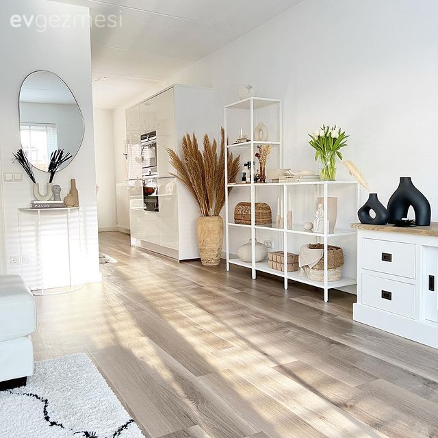 Bu Ferah Evde Ahşabın Sıcaklığı Her Noktada Hissedilmiş