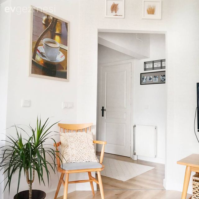 Sandalye, Ahşap Mobilya, Tablo, Duvar dekorasyonu, Ev bitkisi, Beyaz, Tv ünitesi, Tv ünitesi aksesuarları, Ev Aksesuar