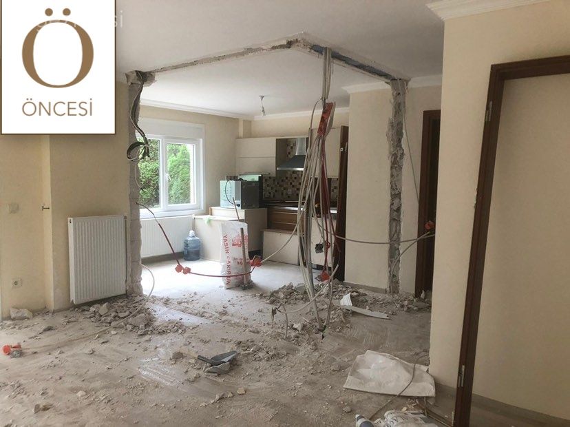 Öncesi / Sonrası, Mutfak tadilat, Tadilat