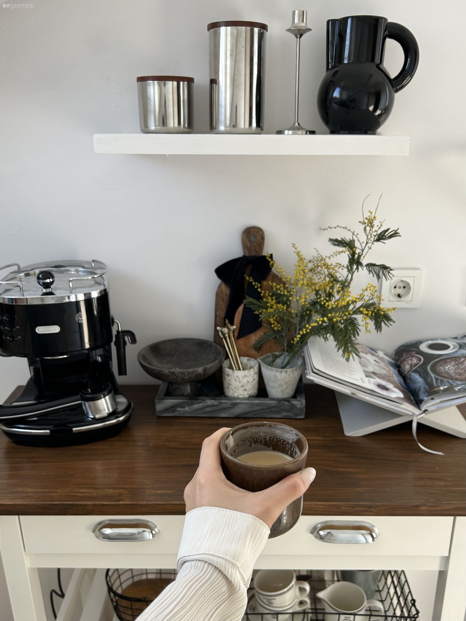 Kahve köşesi, Mutfak aksesuarları, Mutfak