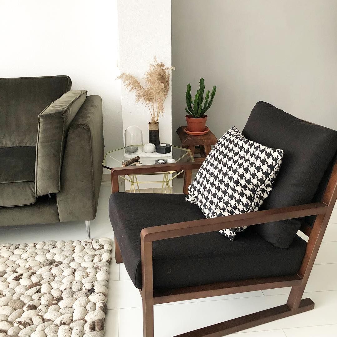 Salon, Yeşil, Antrasit  , Berjer, Salon halısı, Halı, Kırlent, Ev tekstili, Yan sehpa, Sehpa, Ev bitkisi, Dubleks evler