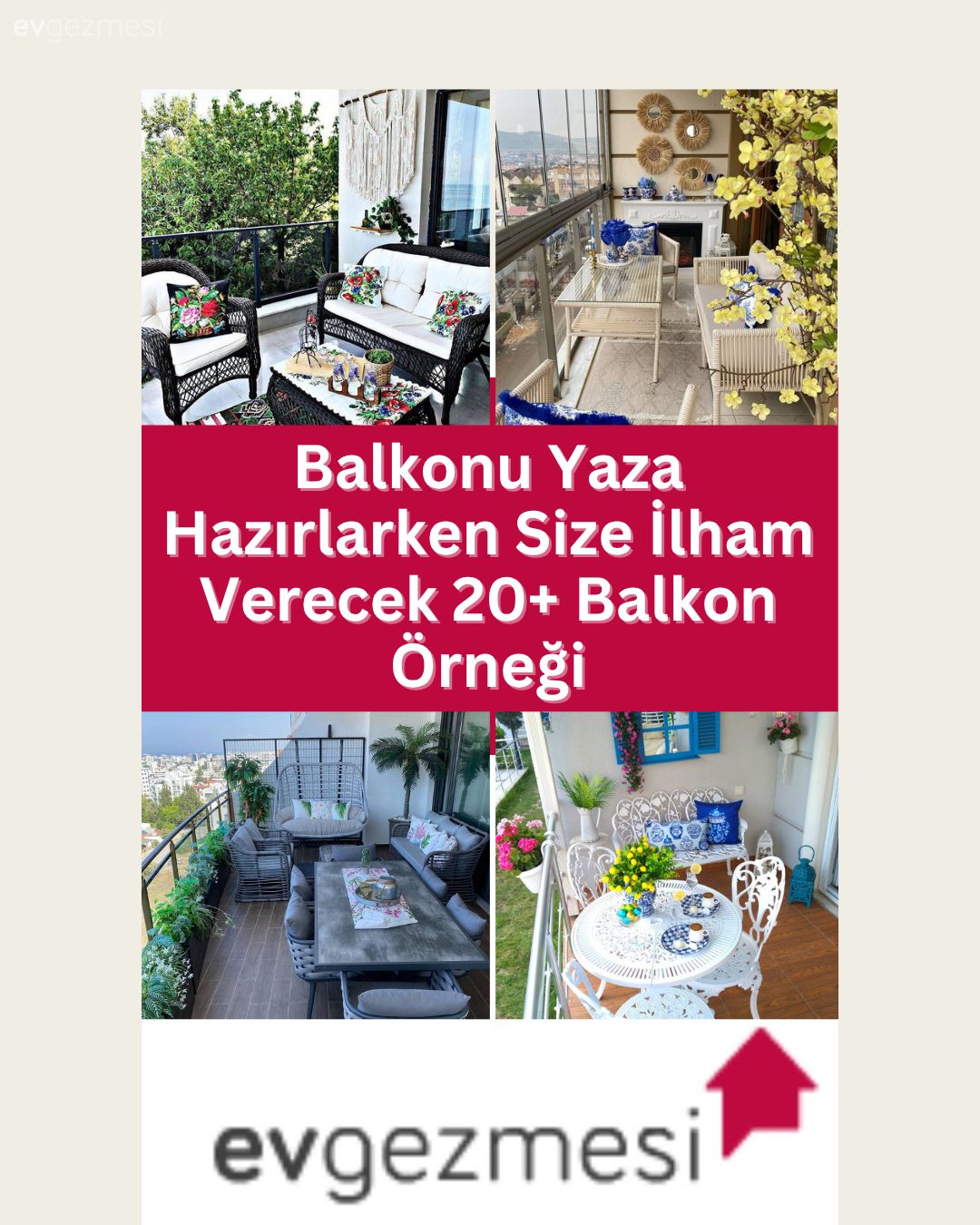 Balkonu Yaza Hazırlarken Size İlham Verecek 20+ Balkon Örneği