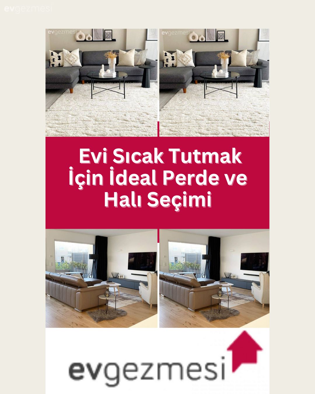 Evi Sıcak Tutmak İçin İdeal Perde ve Halı Seçimi