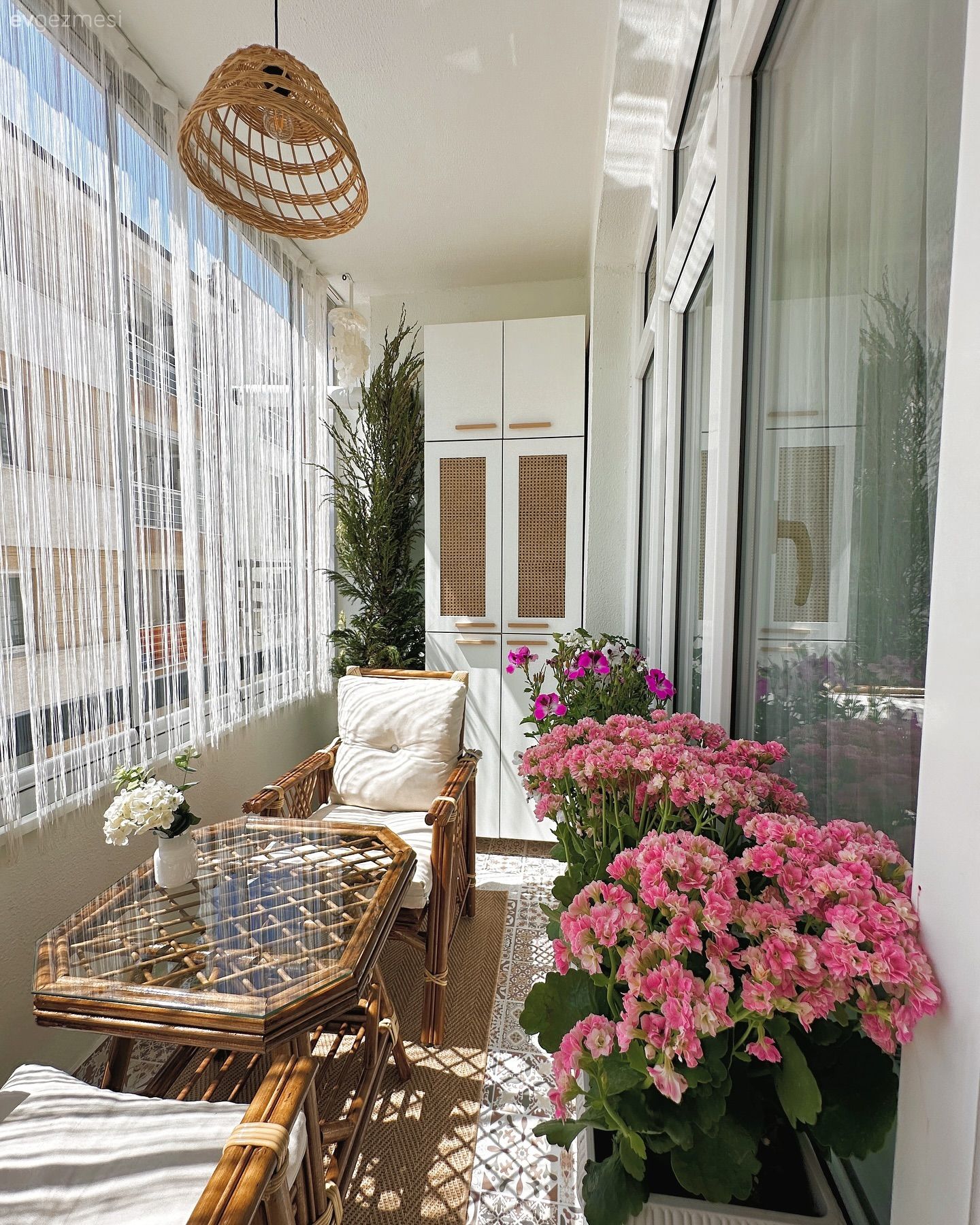 Bu Eskişehir Balkonunda Çiçekler Neşe Kaynağı!