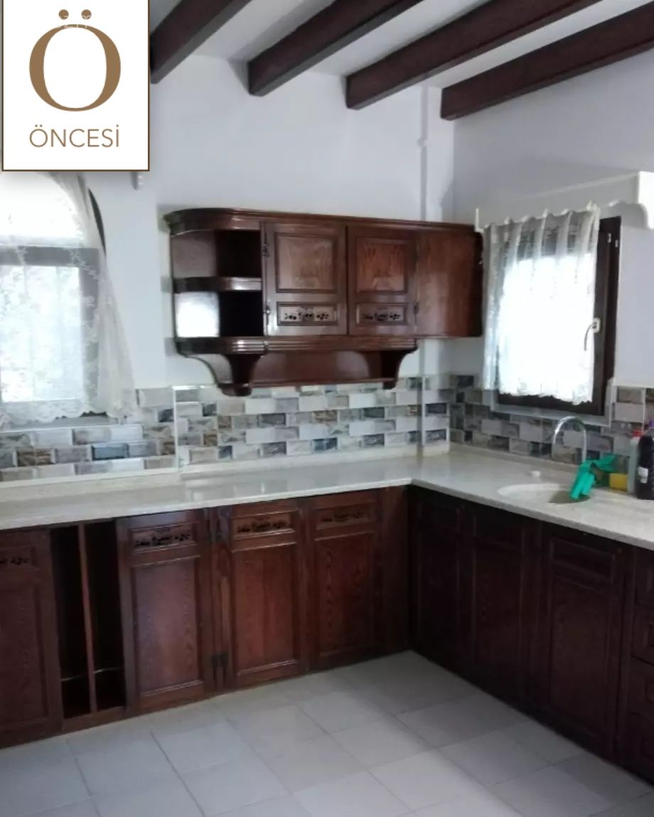 Öncesi / Sonrası, Mutfak boyama, Mobilya boyama