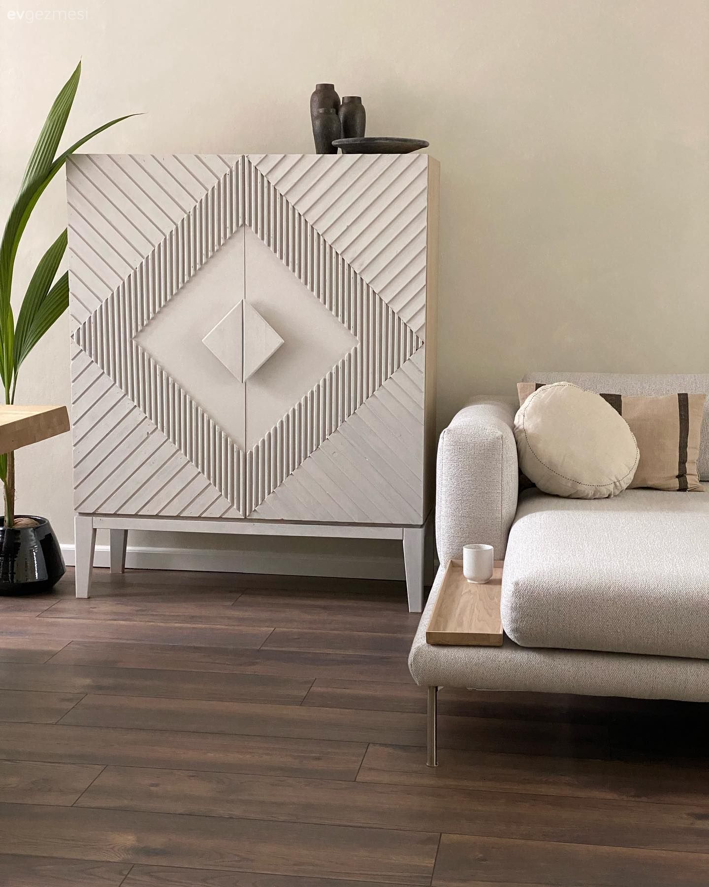 Beyaz, Krem, Bej, Vitrin, Ev bitkisi, Kırlent, Ev tekstili, Parke, Kahverengi