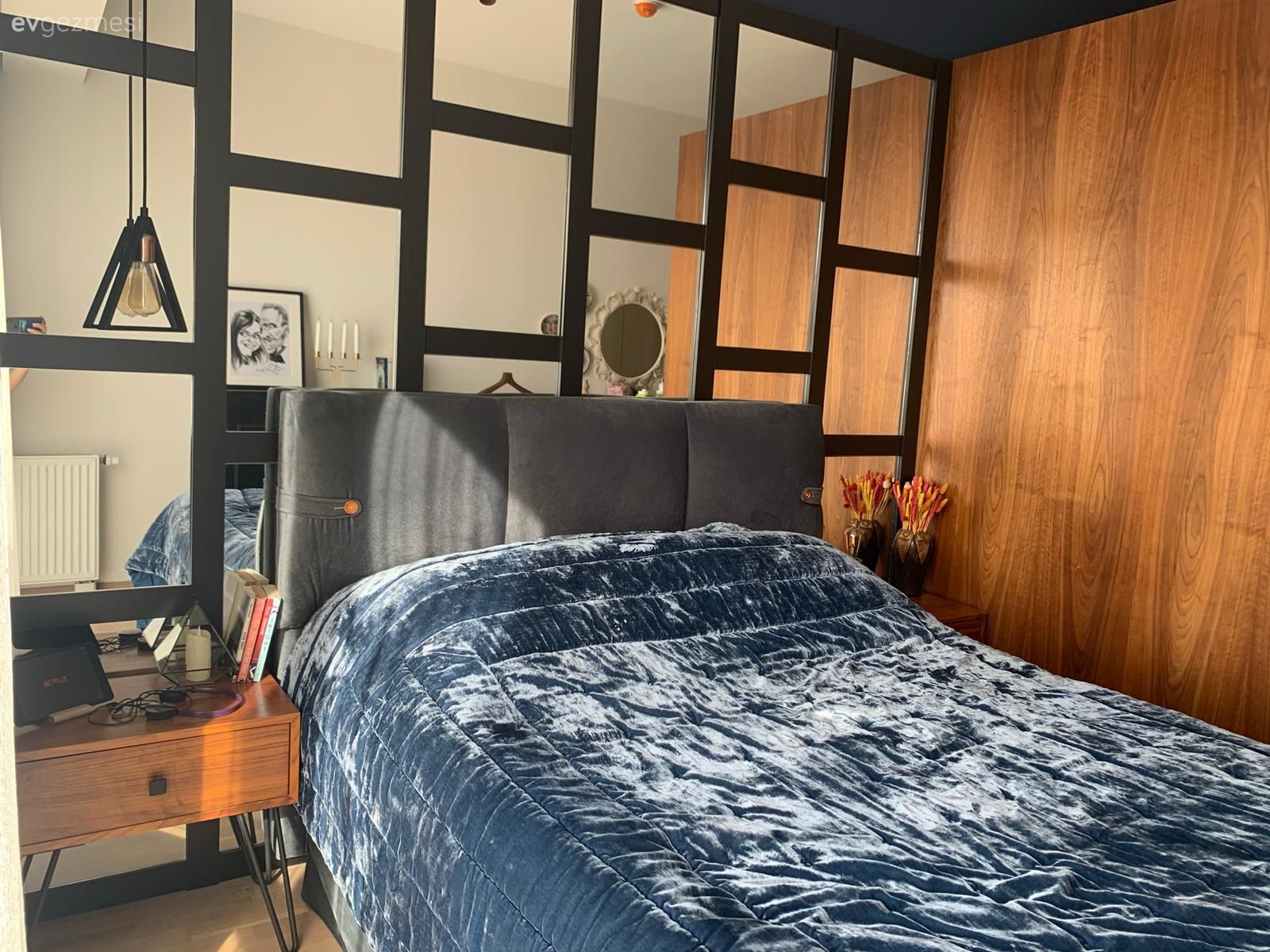 Yatak Baş Ucunuza Güzellik Katmak İçin 20+ Fikir