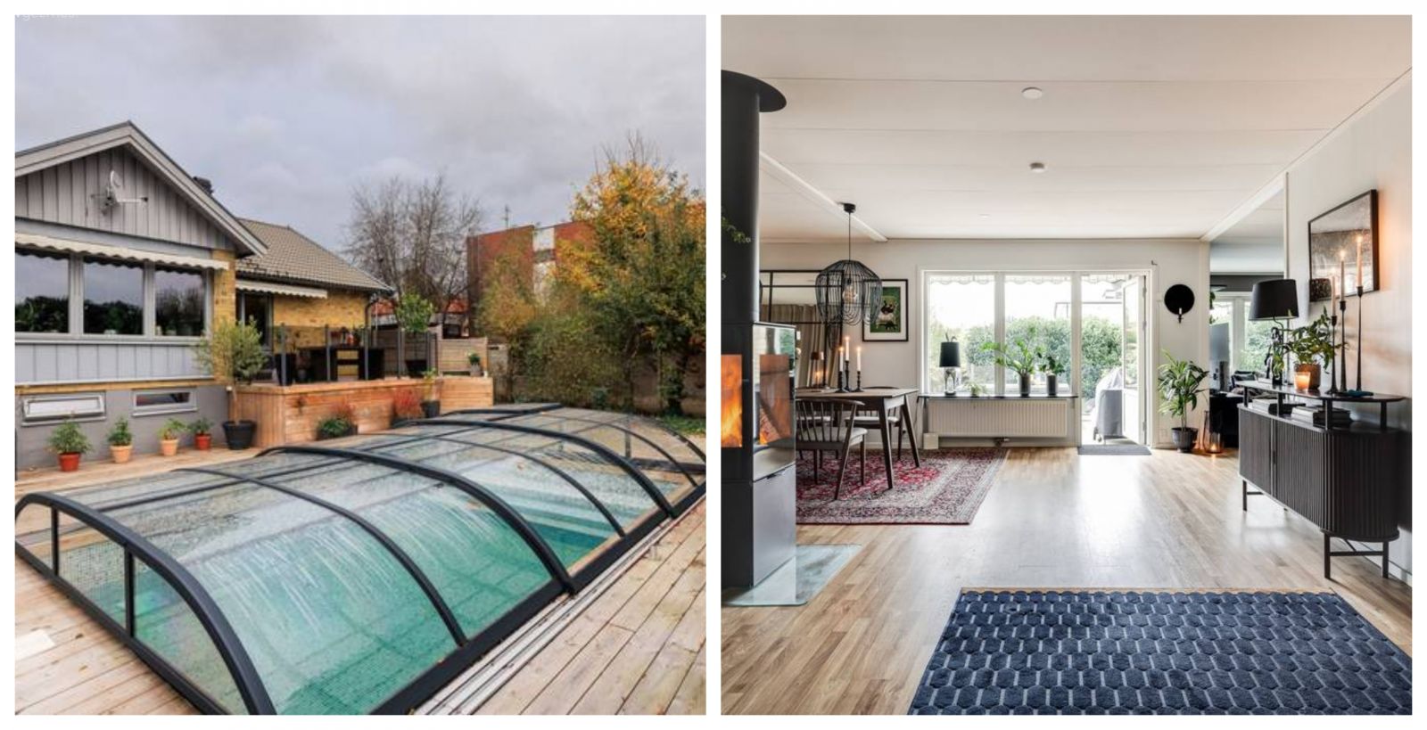 Sürgü Tavanlı Havuzu Olan 101 M2'lik Modern Müstakil Ev