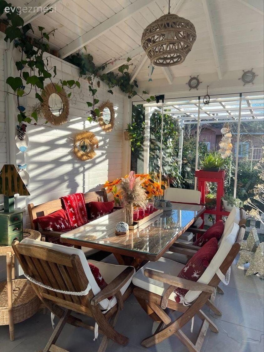 Bu Kış Bahçesi Ortamıyla Keyifli Anları Garantilemiş!
