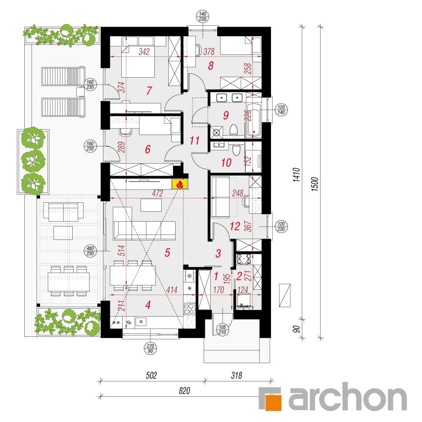 Farklı Metrekarelerde Tek Katlı Villa Projeleri ve Tamamlanmış Halleri