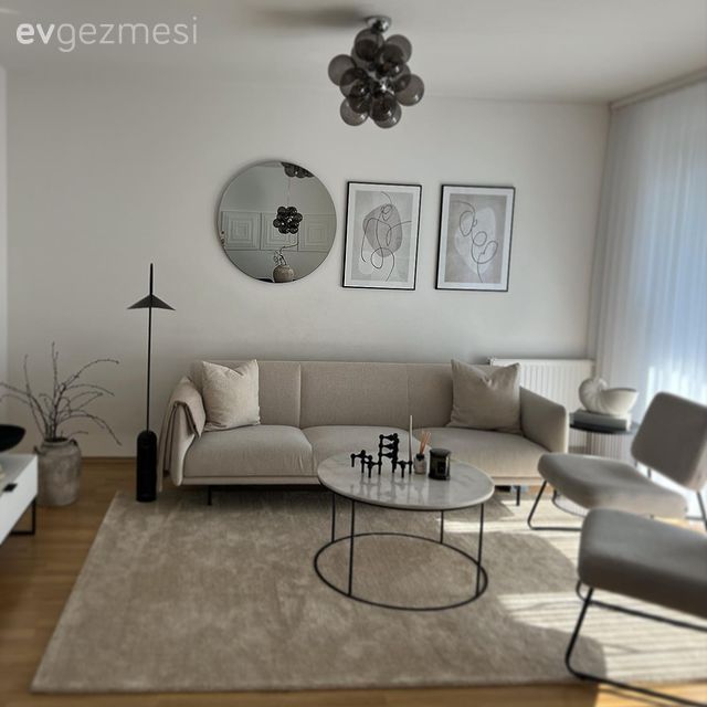 Modern Stili Seven Bu Evin Açık Renklerle Arası Çok İyi!