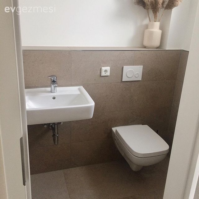 Banyo, Vizon, Beyaz, Vazo, Ev Aksesuar, Pampas otu, Banyo seramikleri