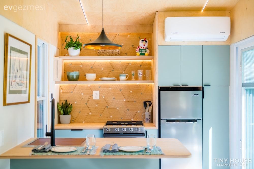 Küçük Ev Modelleri: 24 M2 Bu Tiny House İçinde Yok Yok