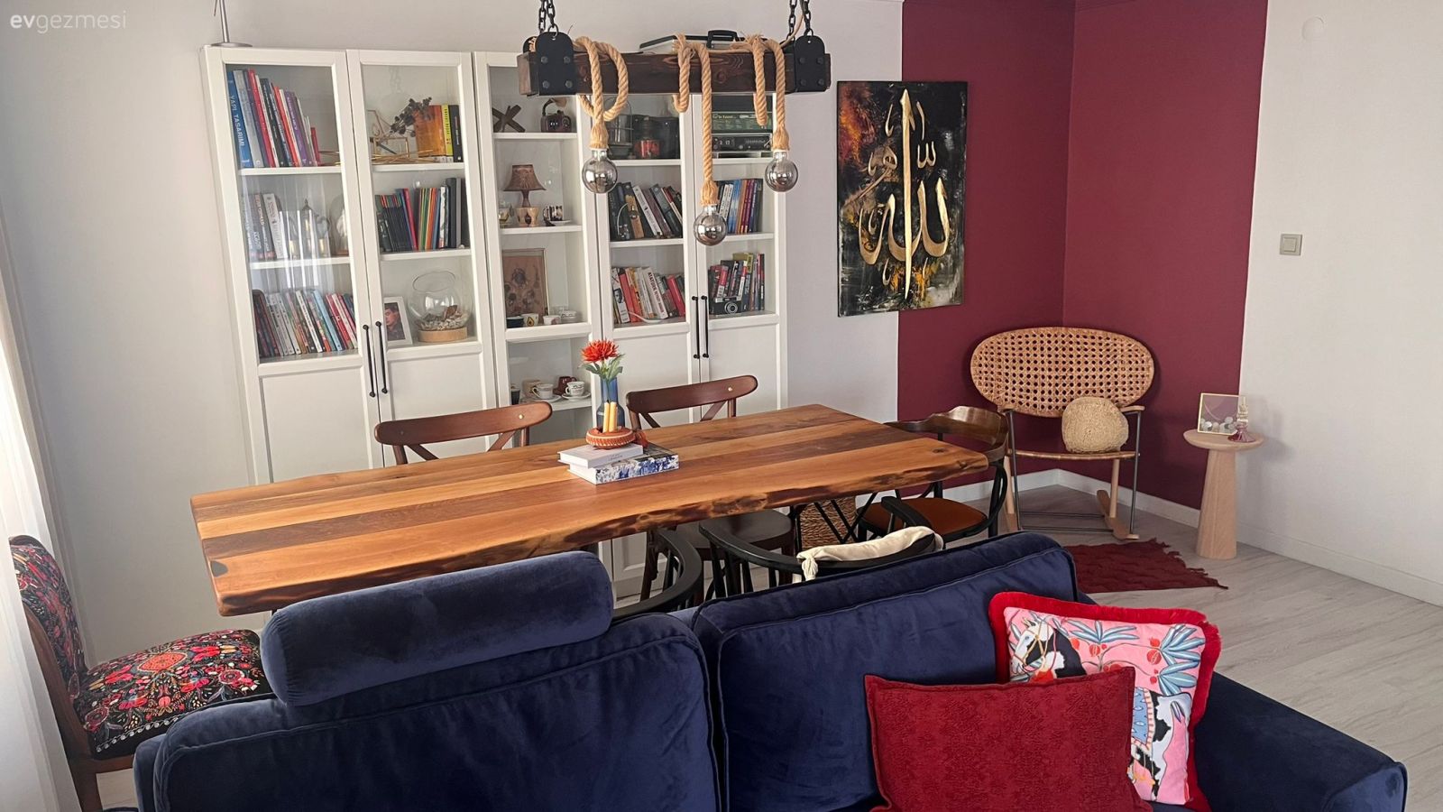 Cesur Renkleri Kucaklayan Eklektik İç Mimar Evi