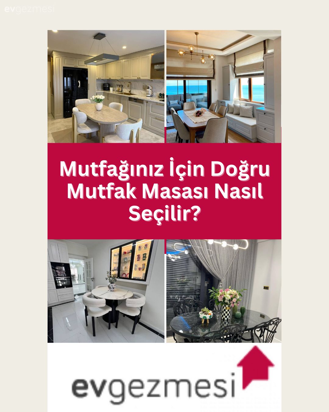 Mutfağınız İçin Doğru Mutfak Masası Nasıl Seçilir?