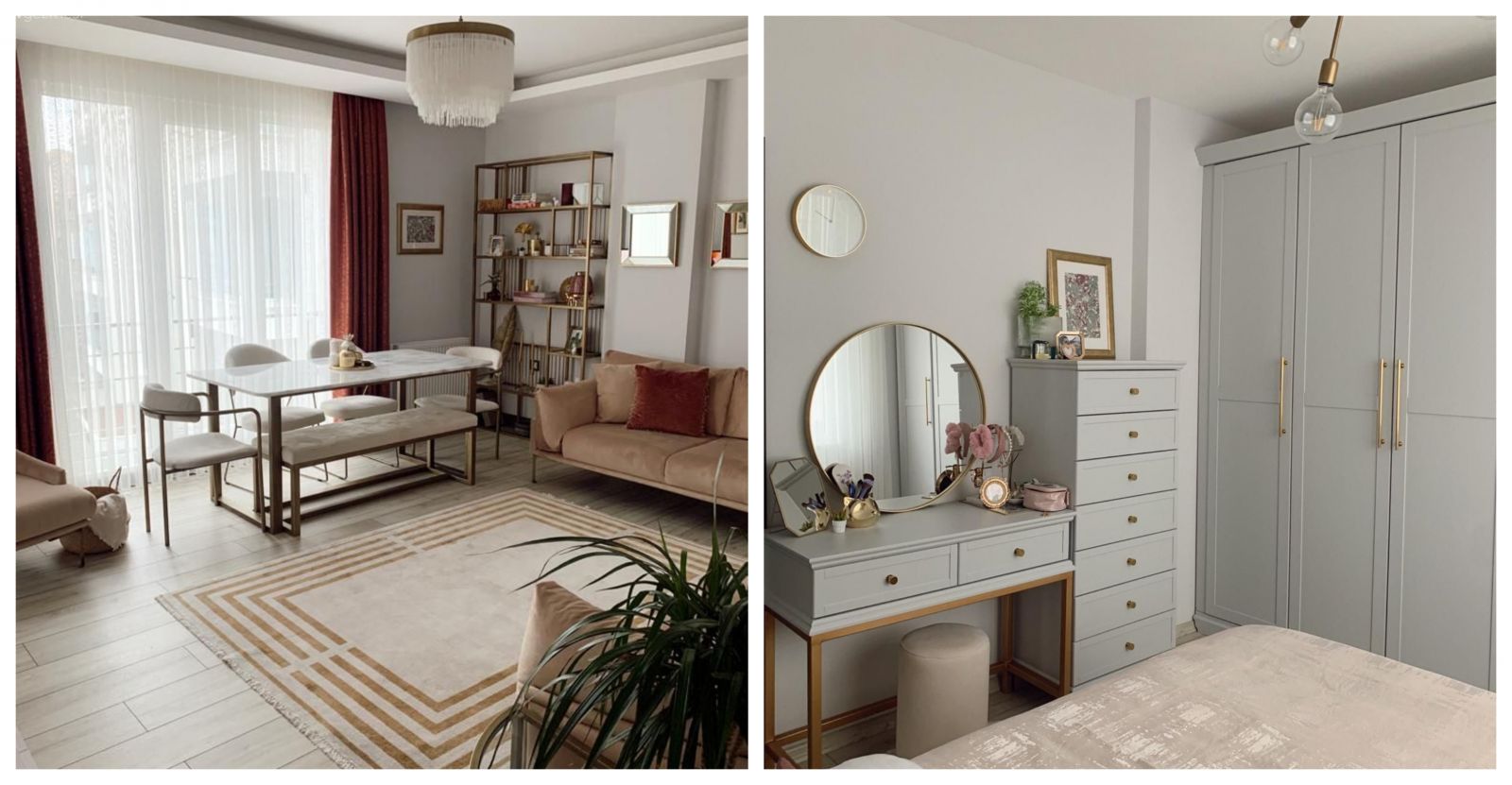 Bu Samsun Evininde Gold Yansımalar Alanın İmzası Tadında