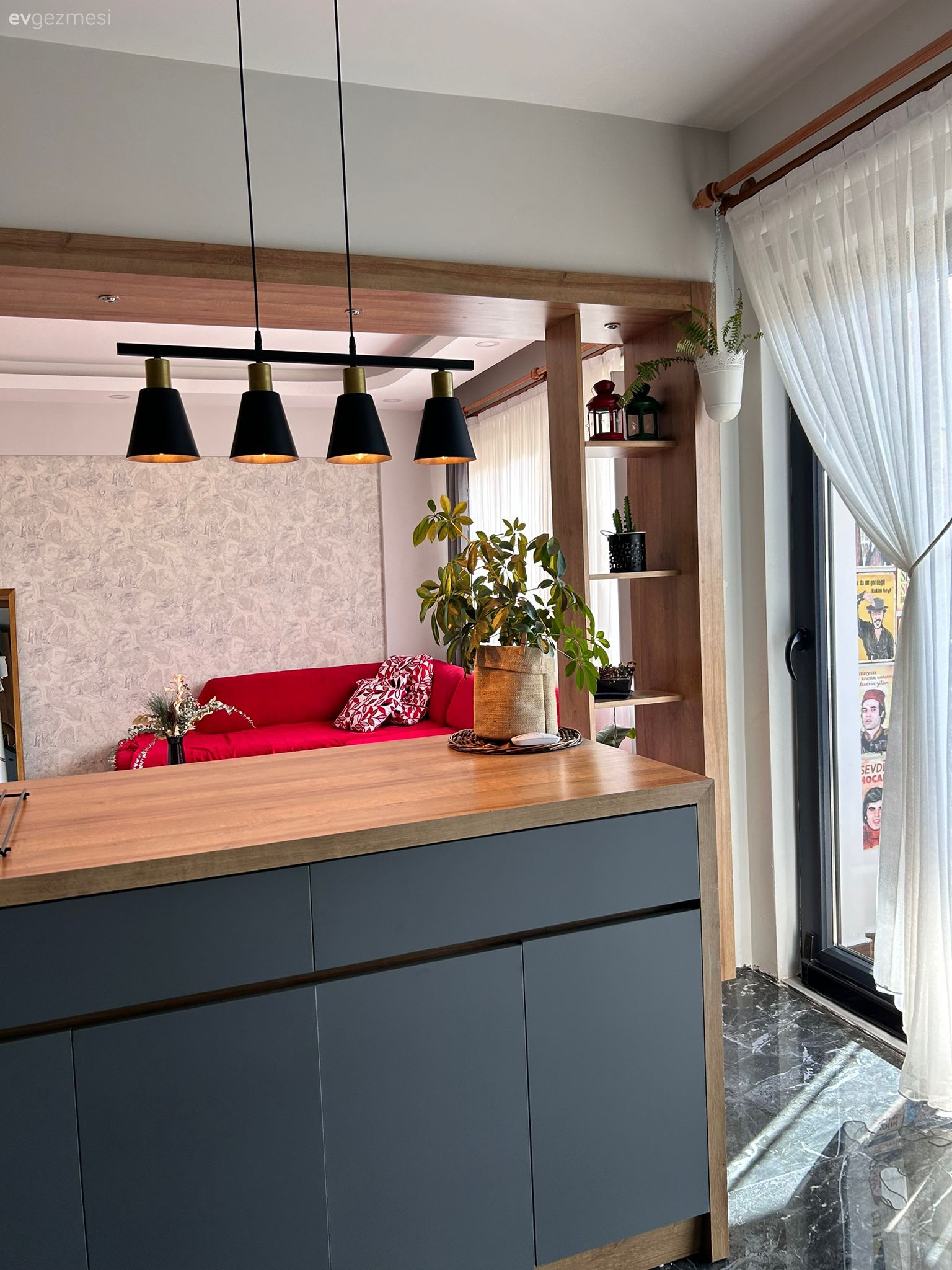 Öncesi Geleneksel Sonrası Modern ve Rustik Bir Mutfak!