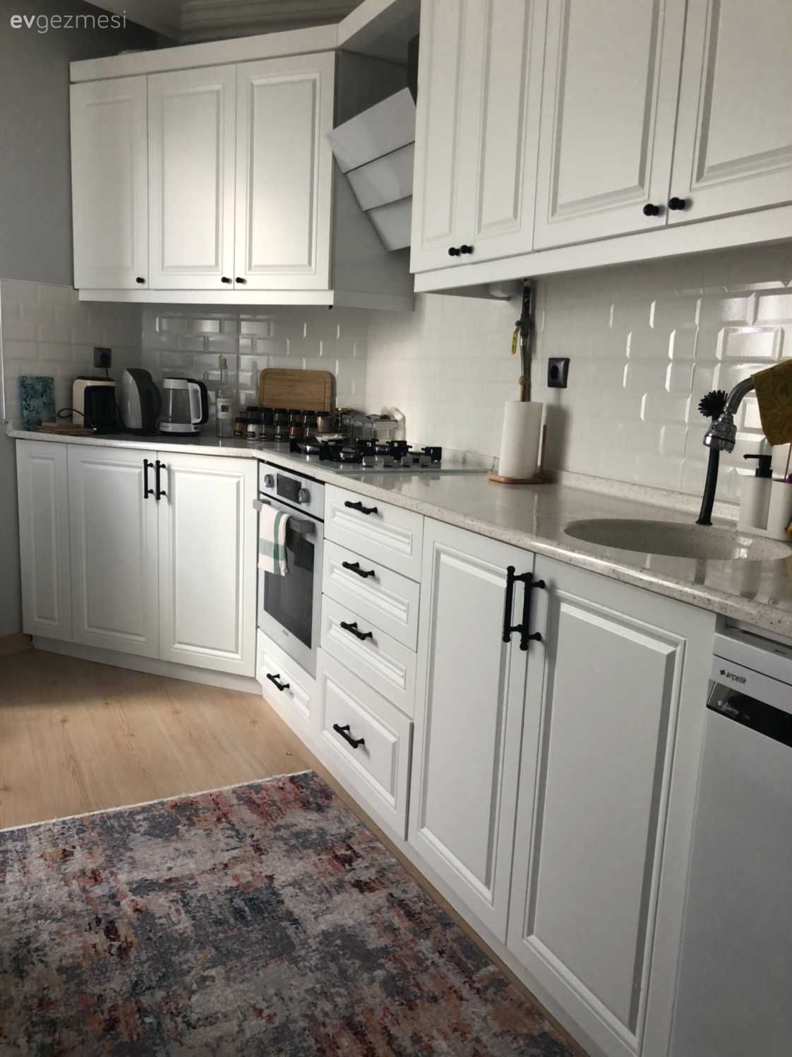 Mutfak, Metro seramik, Seramik, Beyaz, Mutfak tezgahı